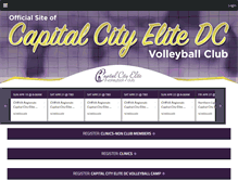 Tablet Screenshot of capitalcityelitedc.com